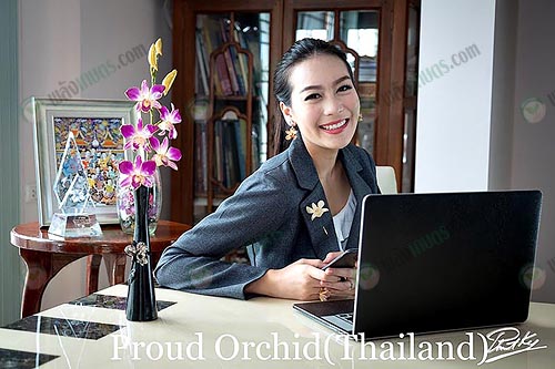 เครื่องประดับจากดอกกล้วยไม้
