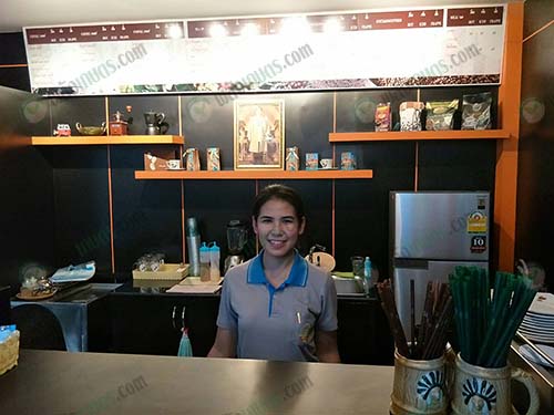 ร้านกาแฟสดภายในปั๊มน้ำมัน