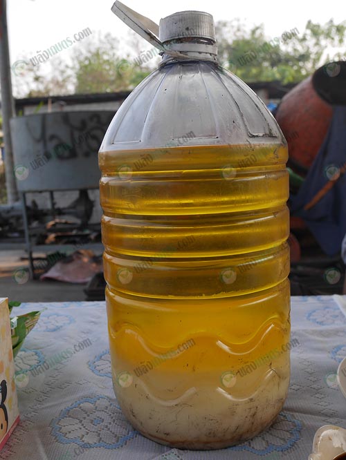 3.น้ำมันไบโอที่สกัดจากเมล็ดสบู่ดำ