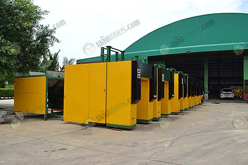 2.เครื่องผสมปุ๋ยที่เตรียมประกอบ