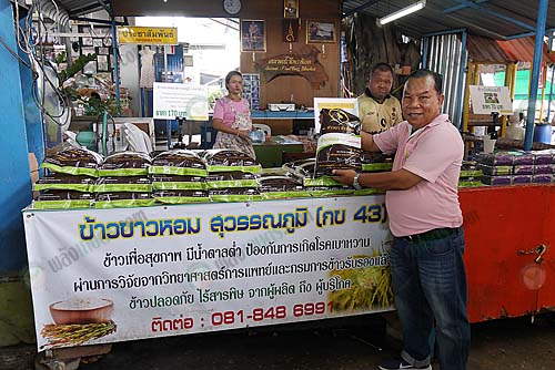 7.การจำหน่ายข้าว-กข43-ข้าวน้ำตาลต่ำ-เป็นทางเลือกให้กับผู้บริโภค