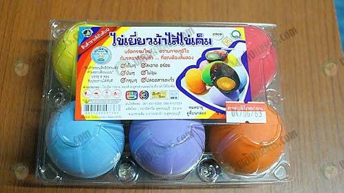 6.ไข่ขาวจะเป็นวุ้นใสสีชา-คล้ายกับเจลลี่