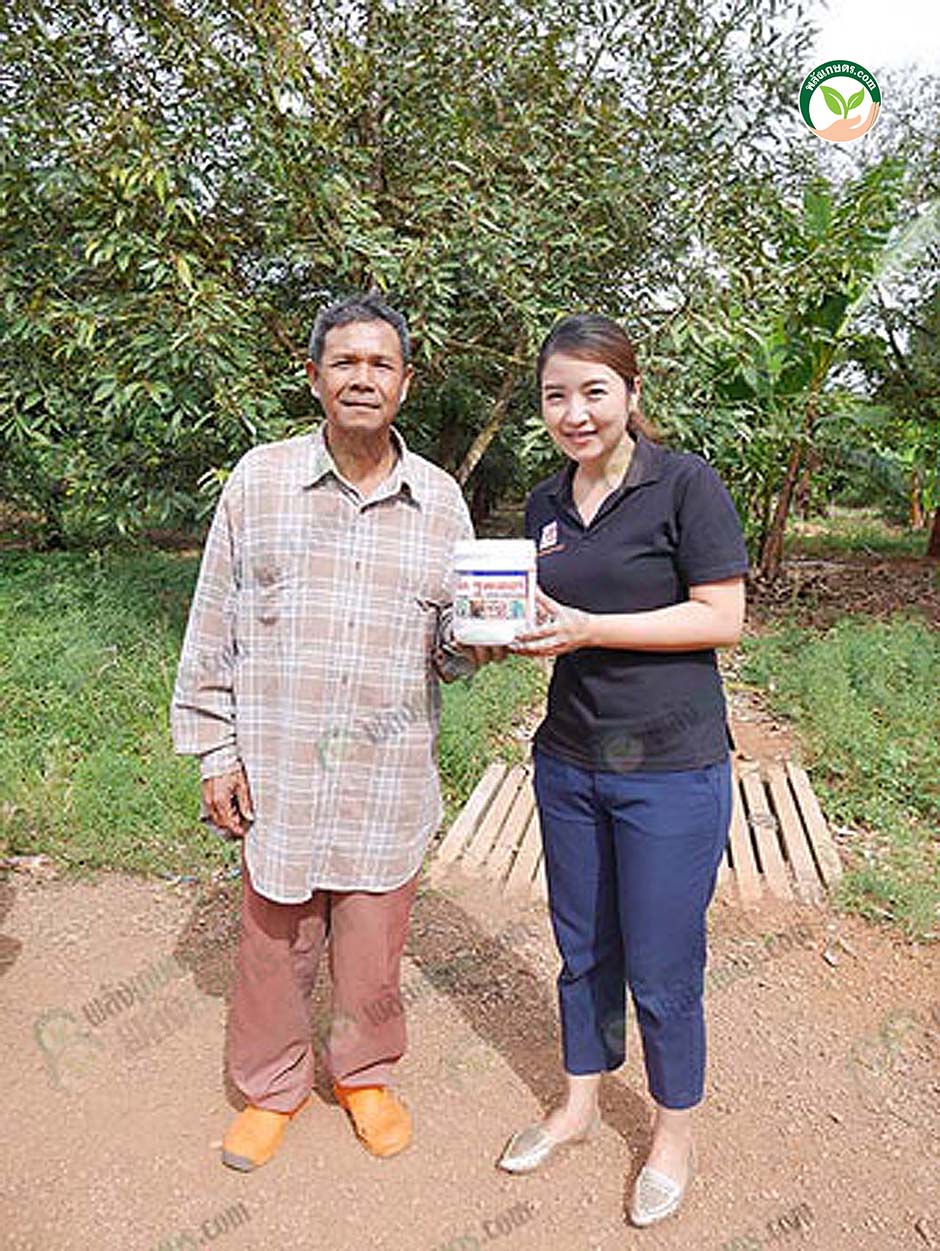3.คุณลุงบุญยิ่ง เจ้าของสวนทุเรียน และคุณเดียร์