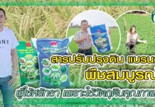 สารปรับปรุงดิน แบรนด์ พืชสมบูรณ์ ผู้ใช้ศรัทธา เพราะใช้วัตถุดิบคุณภาพสูง ปก สารปรับปรุงดิน พืชสมบูรณ์
